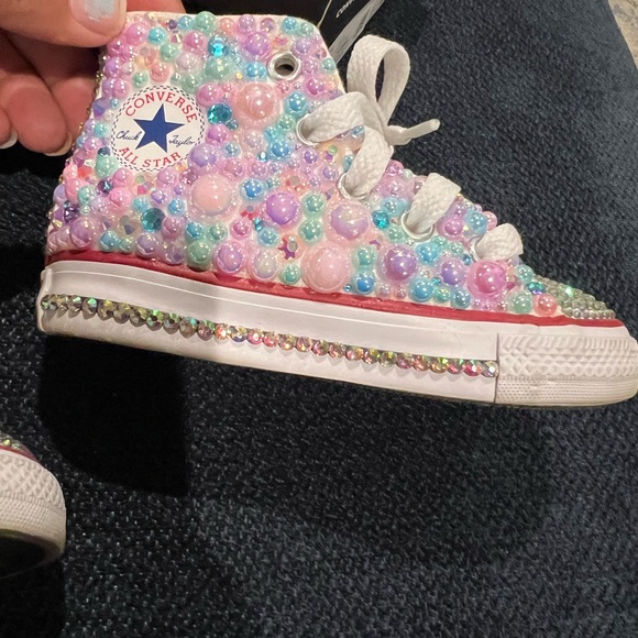 Converse Multicolor Beaded High Tops - Picture 6 of 9